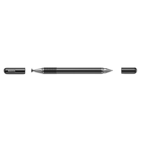 Baseus Capacitive Stylus With Precision Disc And Gel Pen - Black