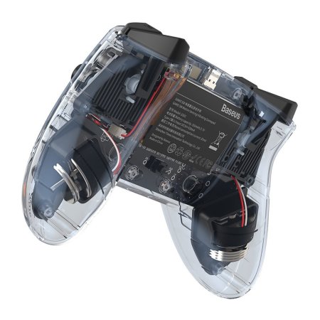 Baseus Motion Sensing & Vibrating Wireless Gamepad - Transparent
