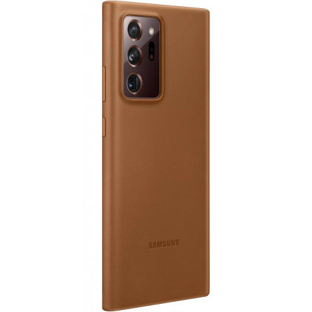 Official Samsung Galaxy Note 20 Ultra Leather Cover Case - Brown