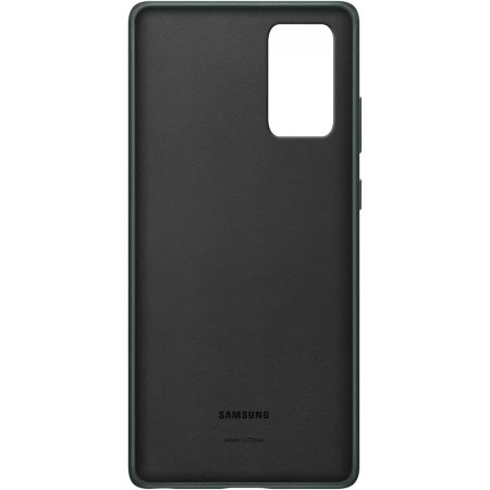Official Samsung Galaxy Note 20 Leather Cover Case - Green