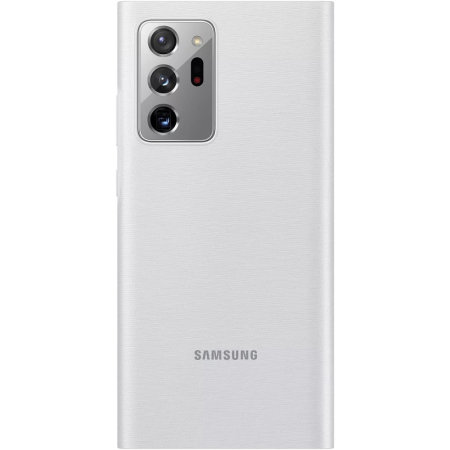 Official Samsung Note 20 Ultra Clear View Cover Case - Mystic Grey