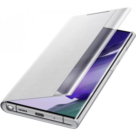 Official Samsung Note 20 Ultra Clear View Cover Case - Mystic Grey