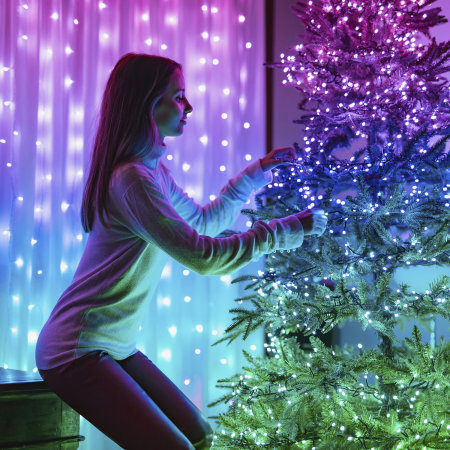 Twinkly Smart RGB LED Christmas String Lights Gen II - 400 LED's