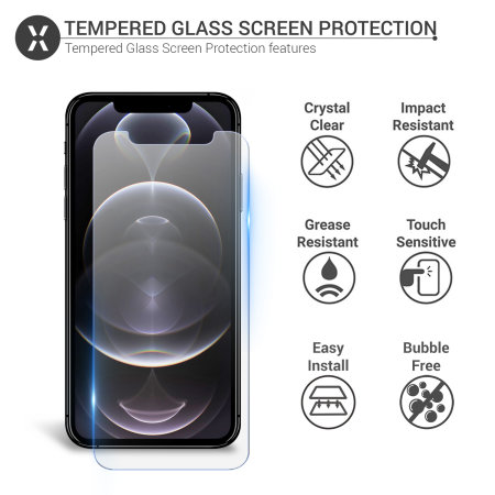 2 Pack Anti-Blue Light Screen Protector for iPhone 12 Pro Max Anti Blue Light Screen Cover GLASS-M Eye Protection Tempered Glass Film with Easy Installation Frame