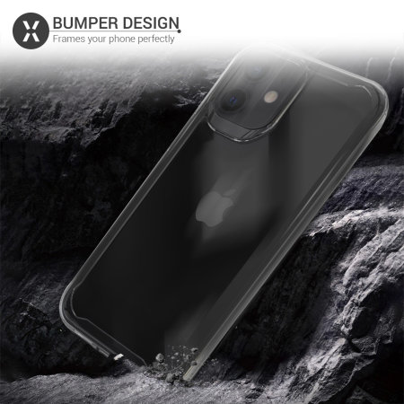 Olixar NovaShield iPhone 12 mini Bumper Case - Clear