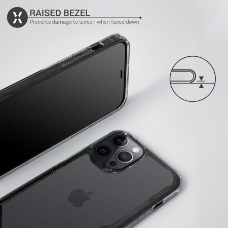 Olixar NovaShield iPhone 12 Pro Bumper Case - Clear