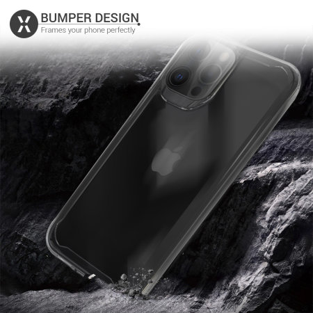 Olixar NovaShield iPhone 12 Pro Max Bumper Case - Clear