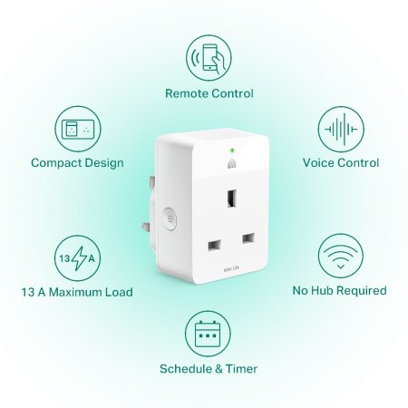 TP-Link Kasa Slim Smart Wi-Fi Plug - White