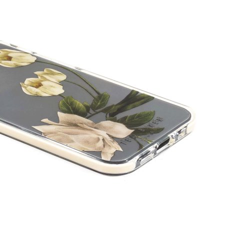 Ted Baker Elderflower iPhone 12 mini Anti-Shock Case - Clear