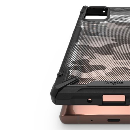 Ringke Fusion X Design Samsung Galaxy Note 20 Tough Case  - Camo Black