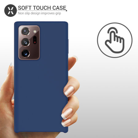 Olixar Samsung Galaxy Note 20 Ultra Soft Silicone Case - Midnight Blue