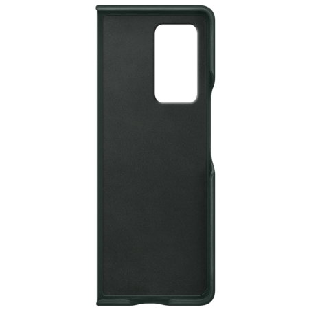 Official Samsung Galaxy Z Fold 2 5G Genuine Leather Cover Case - Green