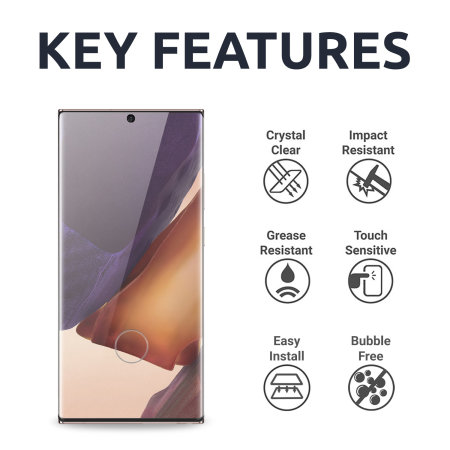 Olixar Samsung Galaxy Note 20 Ultra Tempered Glass Screen Protector