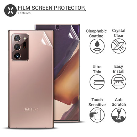 Olixar Front & Back Samsung Galaxy Note 20 Ultra TPU Screen Protector