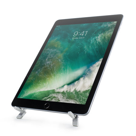 Olixar iPad Pro 12.9 (2020) Adjustable Tablet Desk Stand - Silver