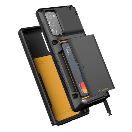 VRS Damda Glide Pro Samsung Galaxy Note 20 Tough Case Black