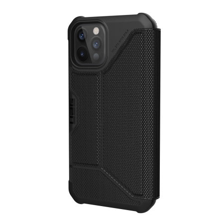 UAG Metropolis iPhone 12 Pro Tough Wallet Case - Kevlar Black