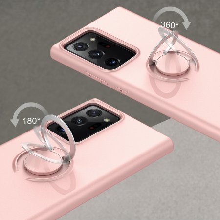 Zizo Revolve Samsung Galaxy Note 20 Ultra Ring Case - Rose Quartz
