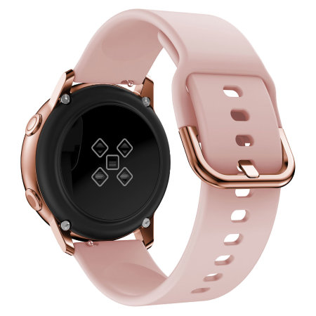 Olixar Soft Silicone Samsung Watch 22mm Strap - Rose Gold