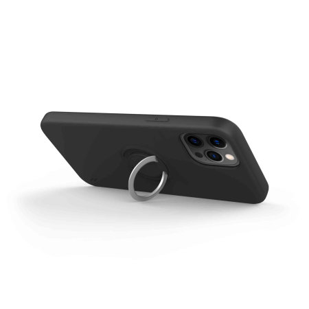 Zizo Revolve Series iPhone 12 Pro Thin Ring Case - Magnetic Black