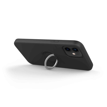 Zizo Revolve Series iPhone 12 Thin Ring Case - Magnetic Black