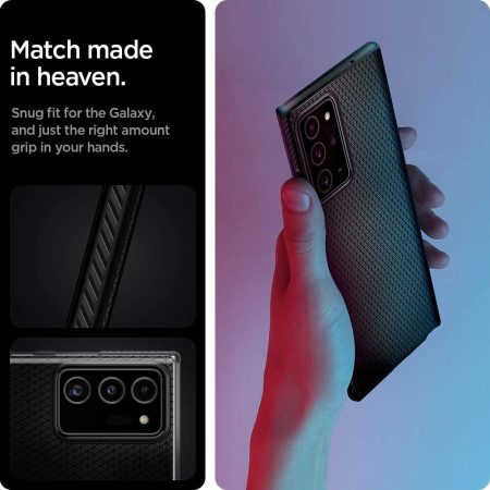 Spigen Liquid Air Samsung Galaxy Note 20 Ultra Case - Matte Black