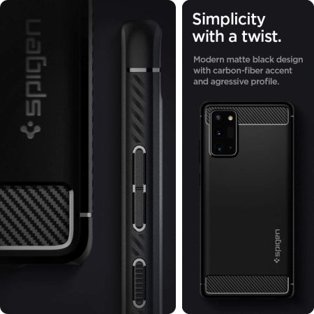 Spigen Rugged Armor Samsung Galaxy Note 20 - Matte Black