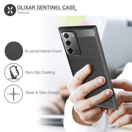 Olixar Sentinel Samsung Note 20 5G Case And Glass Screen Protector