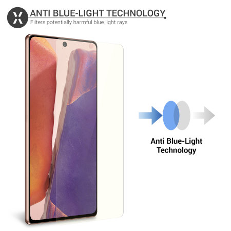 Olixar Samsung Note 20 5G Anti-Blue Light Film Screen Protector 2 Pack