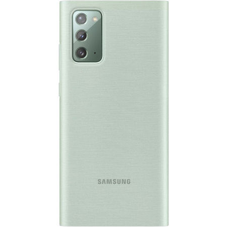 Official Samsung Galaxy Note 20 5G LED View Cover Case - Mystic Green