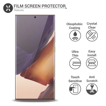 Olixar Samsung Note 20 Ultra Privacy TPU Film Screen Protector 2 Pack 