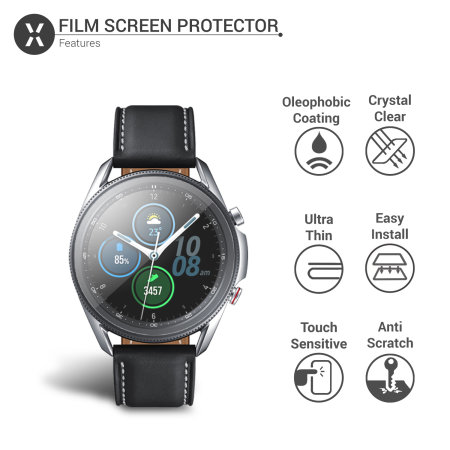 Olixar Samsung Galaxy Watch 3 TPU Screen Protectors - 45mm
