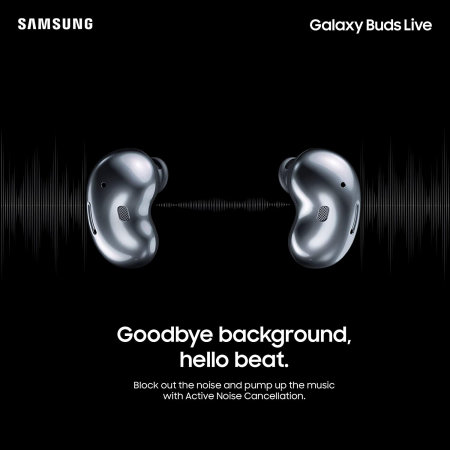 Official Samsung Galaxy Buds Live Wireless Earphones - Black