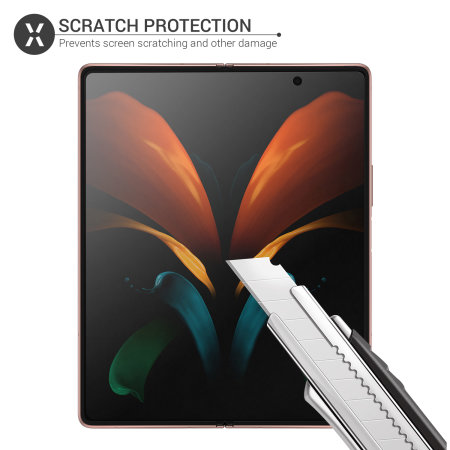 Olixar Samsung Galaxy Z Fold 2 5G Film Screen Protector 2-in-1 Pack