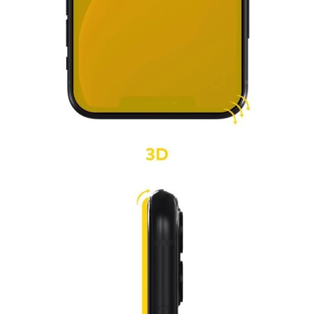 RhinoShield iPhone 12 mini 3D Edge to Edge Impact Screen Protector