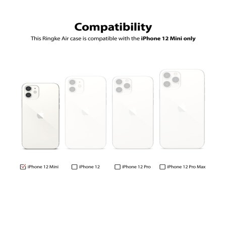 Ringke Fusion X iPhone 12 mini Case - Black Camo