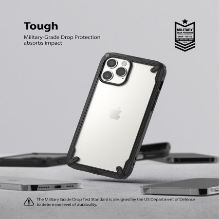 Ringke Fusion X iPhone 12 Pro Max Case - Black