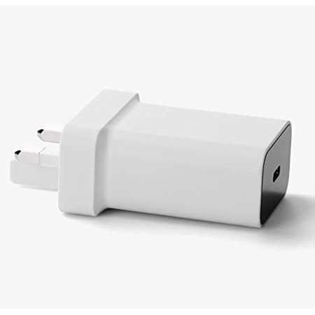 Official Google Pixel 5 XL 18W PD USB-C Wall Charger - UK plug - White