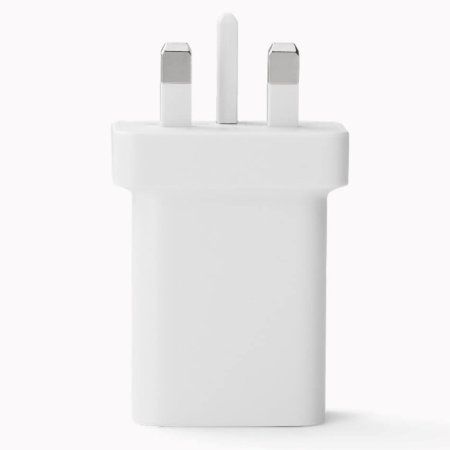 Official Google Pixel 5 XL 18W PD USB-C Wall Charger - UK plug - White