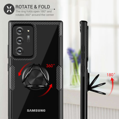 Olixar ArmaRing 2.0 Samsung Galaxy Note 20 Ultra Case - Black