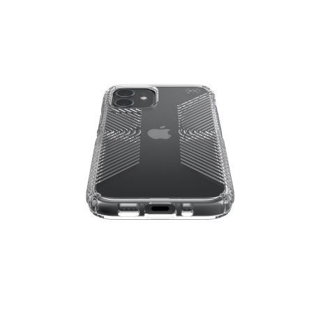 Speck iPhone 12 Presidio Perfect-Clear Grip Case - Clear