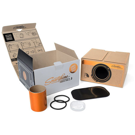 Luckies Portable Cardboard Universal Smartphone Projector 2.0 - Copper