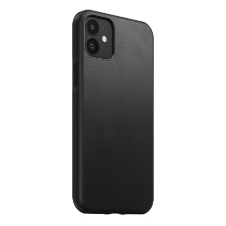 Nomad iPhone 12 Rugged Protective Leather Case - Black