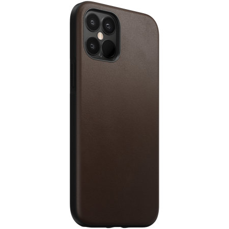 Nomad iPhone 12 Pro Max Rugged Protective Leather Case - Rustic Brown
