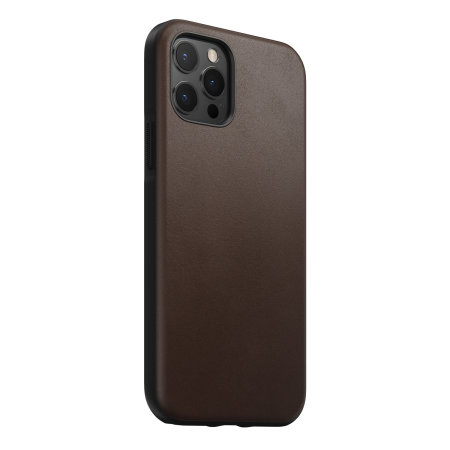 Nomad iPhone 12 Pro Rugged Protective Leather Case - Rustic Brown