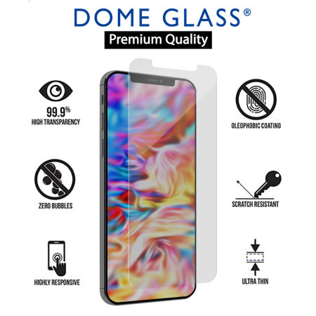 Whitestone iPhone 12 Dome Tempered Glass Single Screen Protector