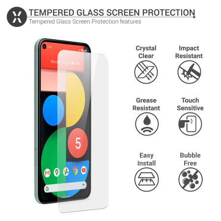 Olixar Google Pixel 5 Tempered Glass Screen Protector