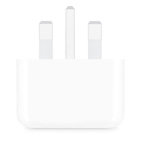 Official Apple 20W USB-C Fast Charger With Folding Pins - White
