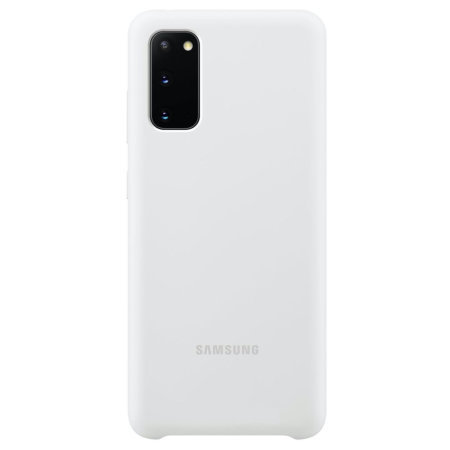 Official Samsung Galaxy S20 FE Silicone Cover - White