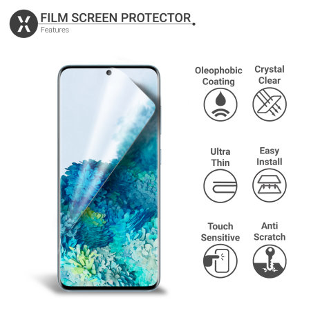 Olixar Samsung Galaxy S20 FE Film Screen Protector 2-in-1 Pack